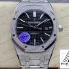 AUDEMARS PIGUET-ROYAL OAK-15410BC.GG.1224BC.01-ELITE CLONE-Frosty gold black dial-41MM- Replica Watch
