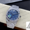 AUDEMARS PIGUET-ROYAL OAK-15410BC.GG.1224BC.01-ELITE CLONE-Frosty gold blue dial-41MM-Replica Watch
