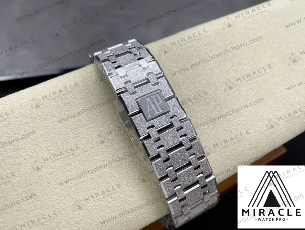 AUDEMARS PIGUET-ROYAL OAK-REF.15410BC.GG.1224BC.01-ELITE CLONE-Frosty gold white dial-41MM-Replica Watch