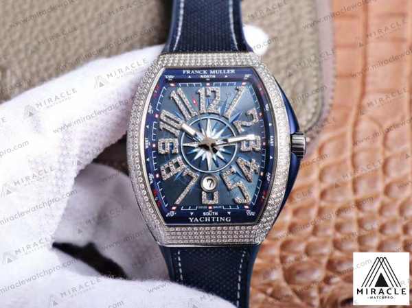 Franck-Muller-REF.V-45-SC-DT-AC-BL-YACHTING-ELITE-CLONE-45MM-1 Replica Watch-Franck Muller-REF.V 45 SC DT AC BL YACHTING-ELITE CLONE-45MM-18
