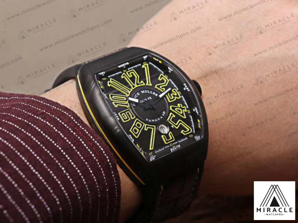 Franck-Muller-REF.V-45-SC-DT-TT-NR-BR-JA-ELITE-CLONE-45MM-10 Replica Watch-Franck Muller-REF.V 45 SC DT TT NR BR JA-ELITE CLONE-45MM-20