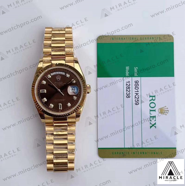 ROLEX-DAY DATE-REF.M128238-0022-ELITE CLONE-36MM-Replica Watch