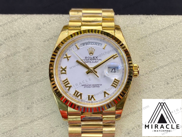 ROLEX-DAY DATE-REF.M128238-ELITE CLONE-36MM（White Dial）-Replica Watch