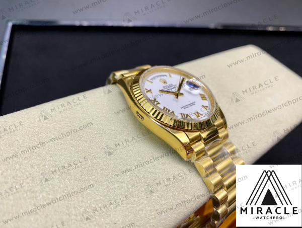 ROLEX-DAY DATE-REF.M128238-ELITE CLONE-36MM（White Dial）-Replica Watch