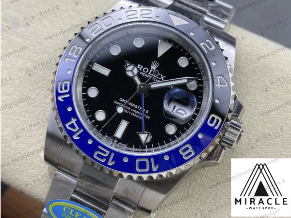 ROLEX-GMT MASTER II-ref.M126710BLNR-0003- Elite Clone-40mm-Replica Watch