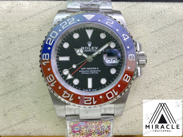 ROLEX-GMT MASTER II-ref.M126710BLRO-0002-Elite Clone-40mm-Replica Watch