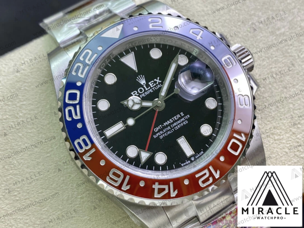 ROLEX-GMT MASTER II-ref.M126710BLRO-0002-Elite Clone-40mm-Replica Watch