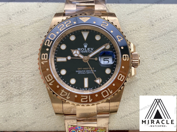 ROLEX-GMT-MASTER-II-ref.M126715CHNR-0001-Elite-Clone-40mm-1 ROLEX-GMT MASTER II-ref.M126715CHNR-0001- Elite Clone-40mm-Replica Watch