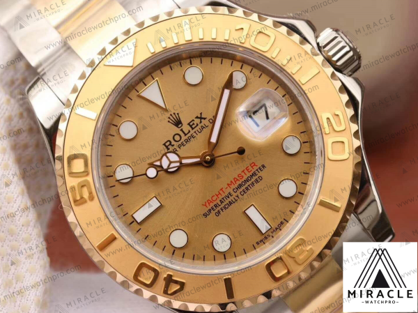 ROLEX-Yacht Master-REF.16623champagne color-ELITE CLONE-40MM-Replica Watch