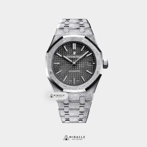 截屏2024-04-06-18.35.46 AUDEMARS PIGUET-ROYAL OAK-15410BC.GG.1224BC.01-ELITE CLONE-Frosty gold black dial-41MM- Replica Watch