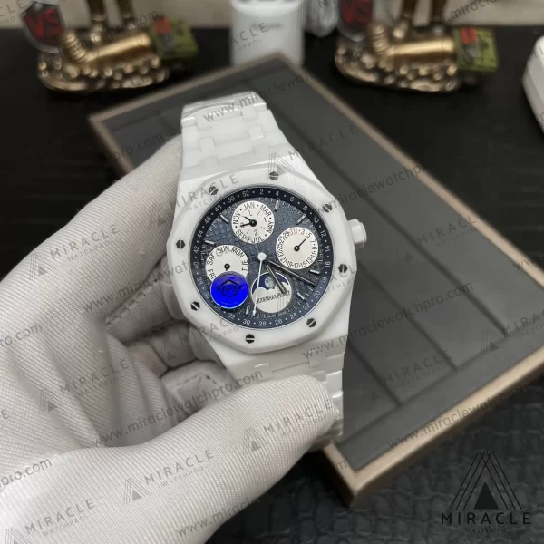 AUDEMARS PIGUET-ROYAL OAK-REF.26579CB.OO.1225CB.01-ELITE CLONE-41MM-Ceramic-Replica Watch